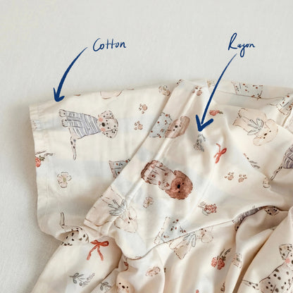Slipped Inn Original Puppy Pajama Set