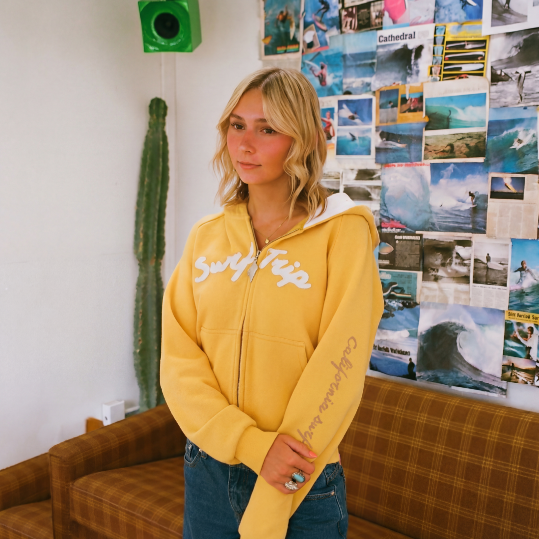Surf Trip Seashell Zip Up