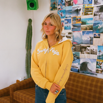 Surf Trip Seashell Zip Up